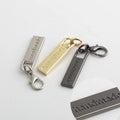 Nolvo World 59*10mm Clothes Jeans Handbag Hardware Custom Metal logo Labels Sewing Metal Bags Handbag Label