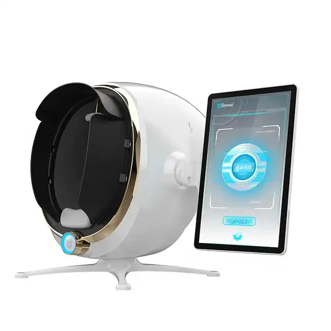 Professional Portable 3D Magic Mirror Face Tester Scanner Derma Rolling System for Facial Skin Analyzer US Plug