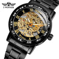 2023 China Factory T-WINNER New Montre Mechanical Handwinder Mens Watches