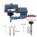 35mm Concealed Hinge Jig Drilling Guide Hole Punch Locator for Woodworking Tools Made of Durable Aluminum Alloy Packed in Box