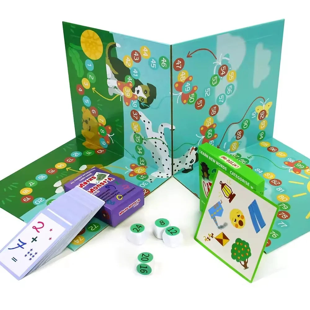 LOW MOQ Board Game for Kids and Adults Logo Printing Custom Board Games for Family