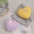 Knitted Heart Shape Scented Candles Proposal Decoration Romantic Valentine's Day Candles Wholesale