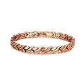 Fashion Man Jewelry Stainless Steel Silver Man Bracelet Health Bio Energy Copper Bracelet