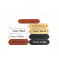 Leather  Garment Print Custom Label logo