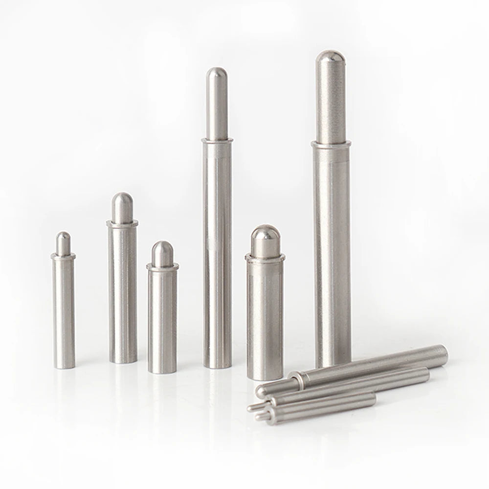 VCN511 Stainless Steel round Head Micro Spring Plunger Press Fit with Spring Loaded for Machinery Application Packed in Carton