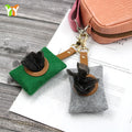 Felt Pet Waste Bag Dispenser Traveling Walking Dog Poop Bags Holder Organizer Carrier Pets Supplies