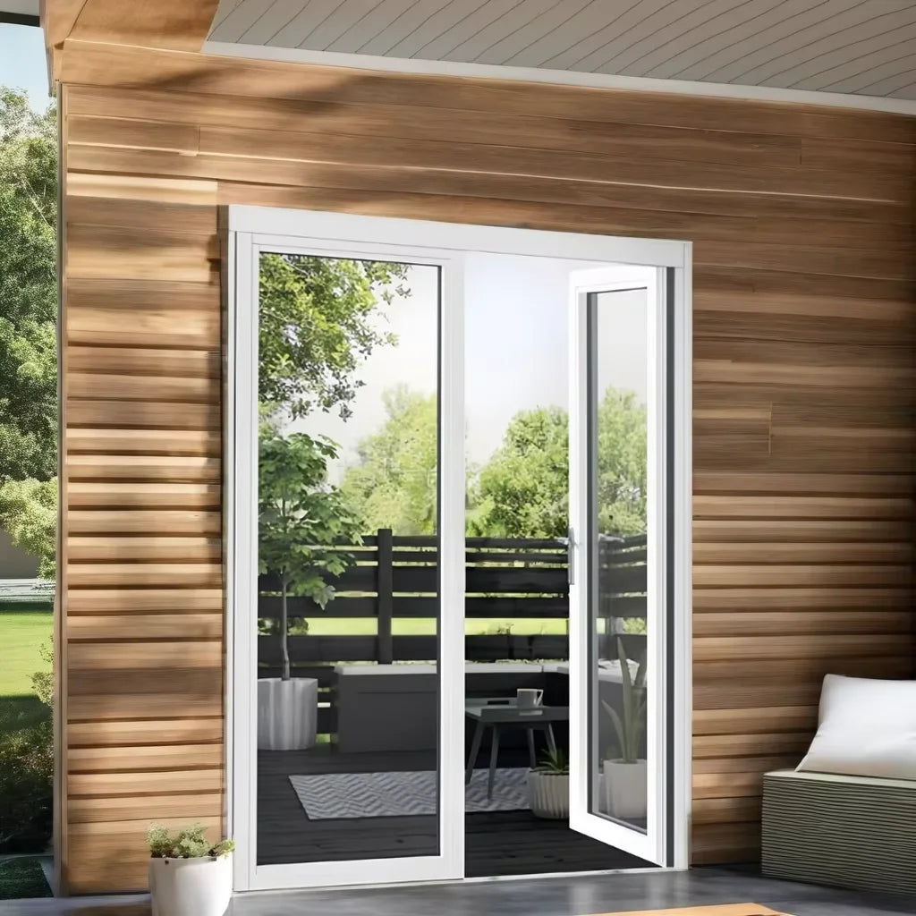 Customized Anti Theft Tilt Turn White UPVC Casement Windows and Doors With Low-e Glass