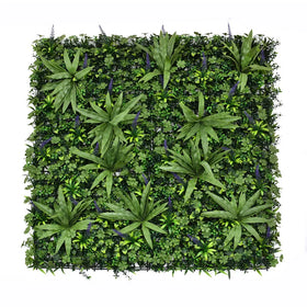 Artificial Greenery 1m*1m Grass Indoor Real Touch Ivy Outdoor Home Decor Plant Wall Faux Palm in Plastic