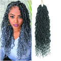 18 Inch 100g Goddess Locs Crochet Hair   Synthetic Braiding Jumbo Braids Crochet Braid Hair Gypsy Locs Extension for Women