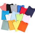 Custom Logo 100% Cotton Plain Mens T-Shirts Unisex Graphic T Shirts Oversized with 220 Grams Knitted Fabric Solid Pattern