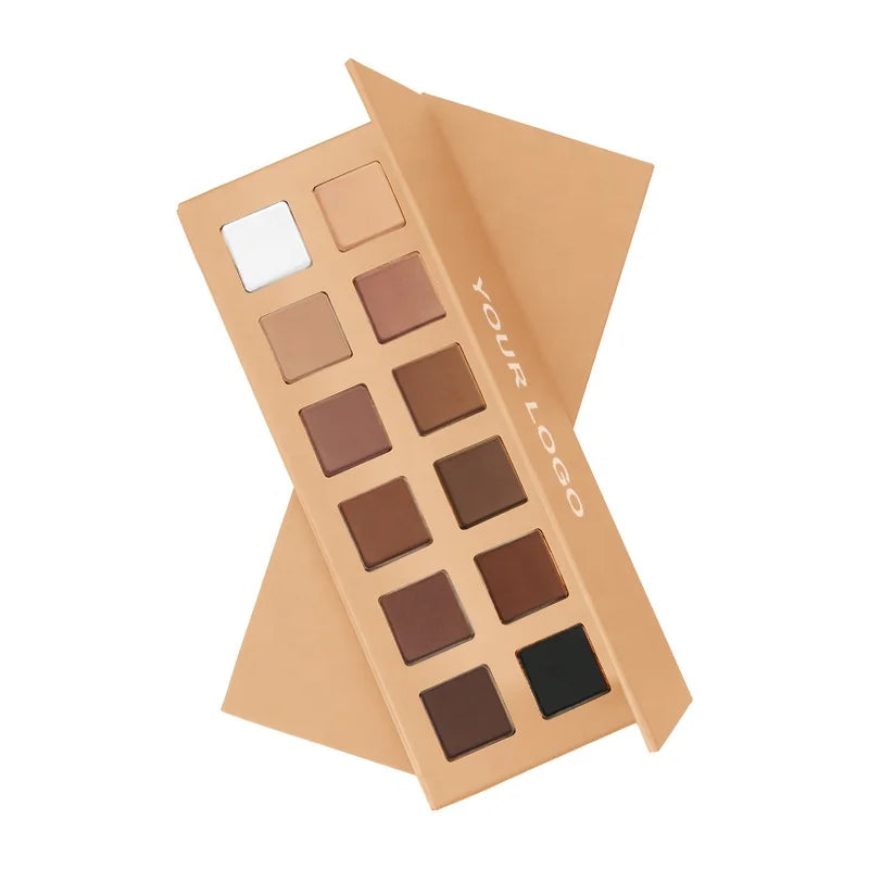 Promotion 12 Color Eyeshadow Palette Custom Nude Palettes With Private Label