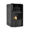 PANSEE PU-160 Modern Industrial Design Cast Iron Wood Pellet Stove-Eco-Friendly & Durable 2-Year Warranty Freestanding MegaBDM
