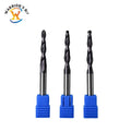 24h Ship Solid Carbide Tapered Ball Nose Carving Bit 8mm CNC Router Bits 3D Engraving End Mill MegaBDM