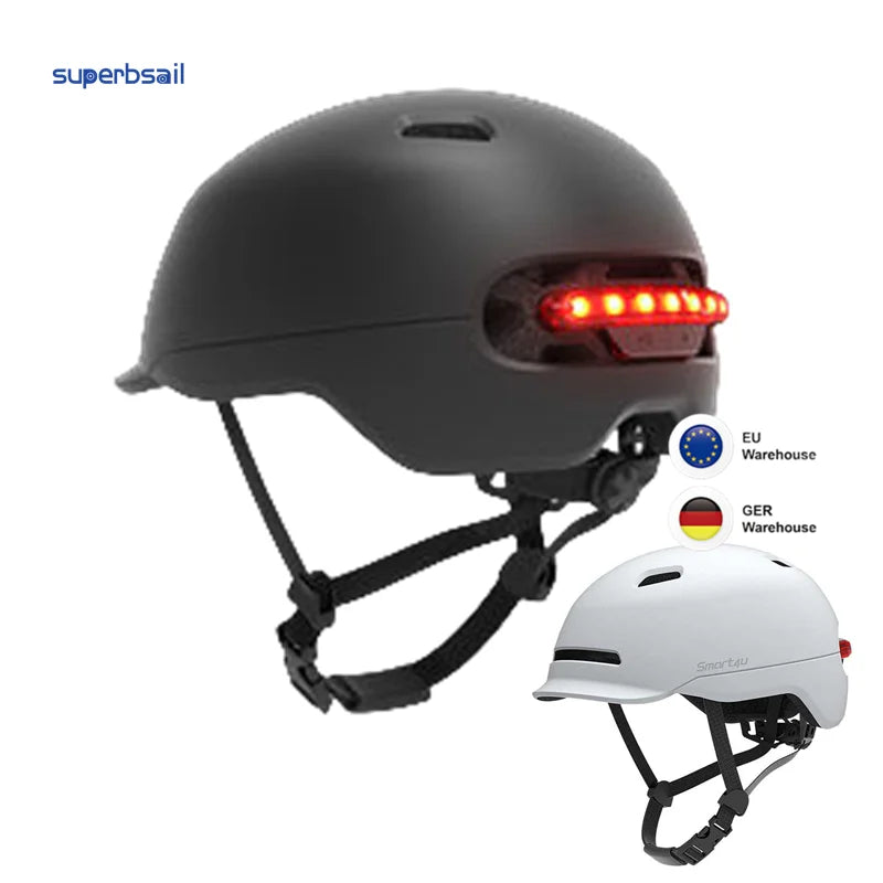 Superbsail Electric Scooter Safety Smart4u Helmet With Warning Light for Men Women Scooter Skateboard Adult MTB E-bike Helmet MegaBDM