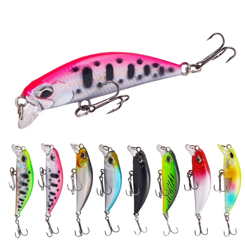 Fishing Bait 5.7cm/5.3g Sinking Minnow Artificial Bait Fishing Lures Suitable for Outdoor Fishing Lures