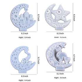 Crescents Moon Resin Mold with Stand Epoxy Moulds for Table Home Decoration Crafts (Crescents Moon Resin Mold)
