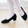 Women Girls Character Dance Shoes Woman Training Dancing Shoes High Heel Ballet Shoes
