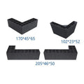 Plastic Furniture Leg Fittings Nylon Round and square Shape Strong Support Sofa Feet Legs