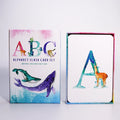 Custom Black and White Animal Alphabet Learning Cards Educational Visual Stimulation for Babies Made of Paper