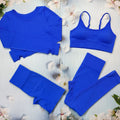 Custom LOGO Ribbed Seamless Yoga Sets Breathable Active Wear Set Women Gym Fitness Sets Wholesale Athletic Wear Workout Clothing