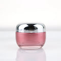 50ml Gold Green Purple Glass Jar Custom Cosmetics Empty Body Face Cream Glass Jar with Gold and Silver Lid