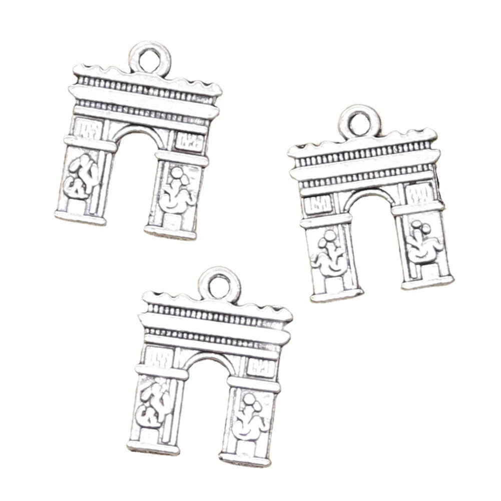 Charms Triumphal Arch 14x18mm Handmade Making FitVintage Tibetan Silver Color PendantsDIY for Bracelet Necklace