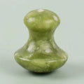 Premium Natural Xiuyan Jade Mushroom Shaped Guasha Board Portable Handheld Massager Guasha Skincare Tools Mushroom Stone