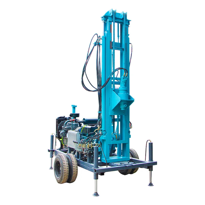 300m Efficient Dual-purpose diesel Hydraulic Well Drilling Rig Sold Hot