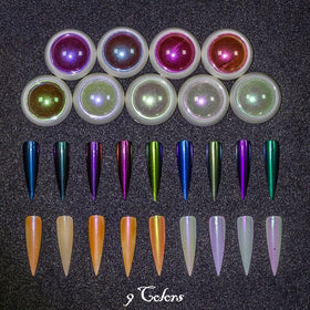 Best Selling 12 Colors Private Label 0.3G Exquisite Nail Pigment Powder Professional Salon Use MSDS Certified Nail Supplies