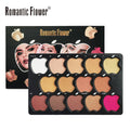 14 Shades Face Make up Matte Pressed Powder Contour & Blush Compact Palette for Dark