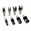LAVIE Wood Plug Cutters Set Woodworking Cutting Tool Wood Drill Bit Claw Cork Drill for Wood 5/8 1/2 3/8 1/4 Inch DB03011