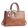 Simplicity 2024 Ladies Casual Tote Handbag New Solid Color Large Capacity Fashion Scarf Bag