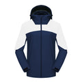 Unisex Professional 3-in-1 Windproof Waterproof Ski Suit Outdoor Jacket for Trekking Plus Size Zipper Closure Fleece Jacket