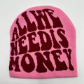 New Y2K Popular Letter Knitted Jacquard Beanie Cap Men Women Pullover Hip Hop Letter Hat Winter Knit Cold Cap