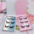 Cruelty Free Vegan Lashes Wholesale Faux Mink Lashes Synthetic Eyelashes 3D Full Strip Eyelashes Vendor