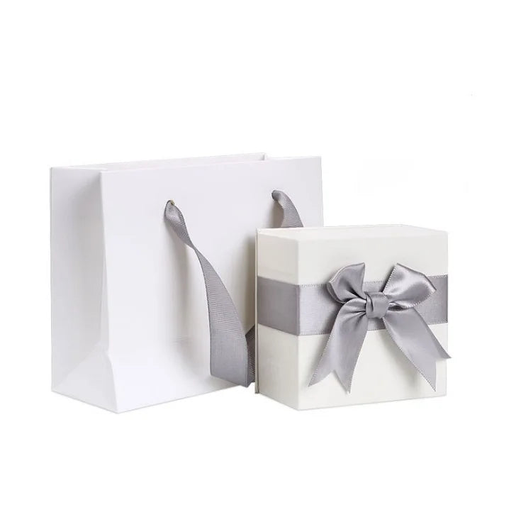 Wholesale Necklace Earring Ring Bow Flower Storage Cardboard Velvet Gift Bag Jewelry Boxes