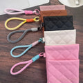 Waterproof Portable Double Sunglasses Bag PU Leather Compression-resistant Automatic Closure Mouth Sewing Solar Storage
