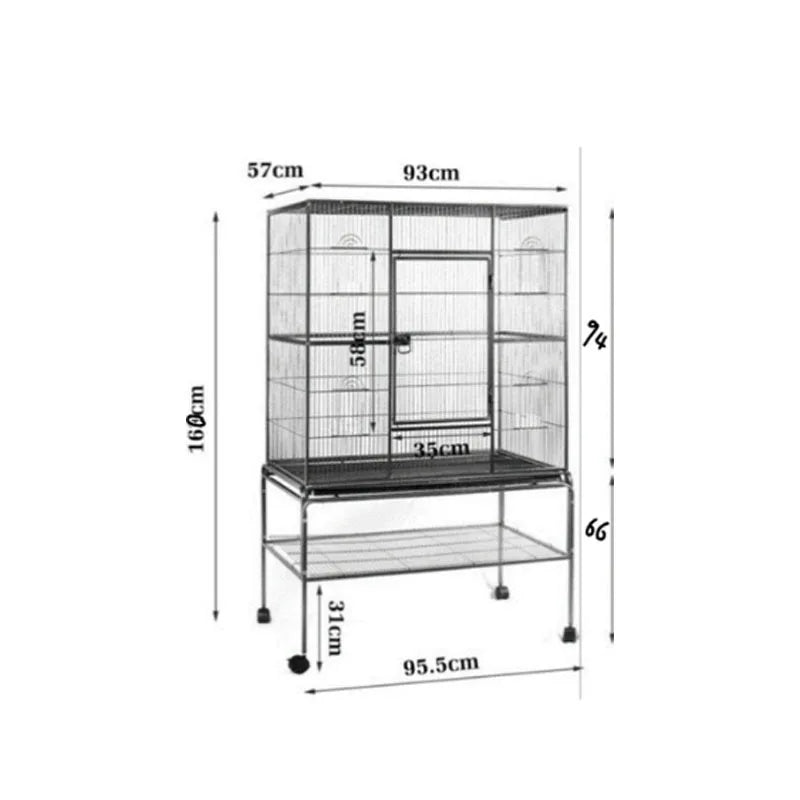 G-220422-1 95*57*160cm Luxury Villa Bird Cage