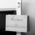 Clothing Store Handbag Paper Bag Custom logo Women's Shop Shopping Bag Custom Men's Shop Senior Gray