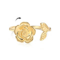 ACME Fashion Adjustable Trendy Rotating Spinning Anxiety 18K Gold Plated Ring S925 Silver Luxury Unique Vintage  Rings for Women