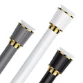 ARODDY Modern Simple Design Iron Expandable Curtain Rod Adjustable Metal Spring Rod Without Drilling Steel Tension Curtain Poles