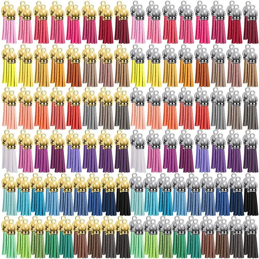 DIY 38mm Suede Leather Tassel Pendant for Key Chain Cellphone Jewelry Bags Clothes Suede Handmade Tassel Fringe CUSTOMAMA CN;ZHE MegaBDM