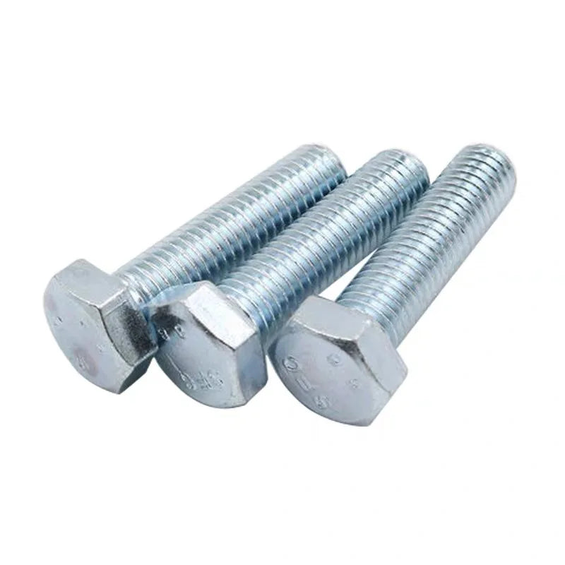 Manufacturers Hex Bolts Hexagonal Bolt Zinc Black Galvanized DIN931 DIN933 High Grade for Equipment