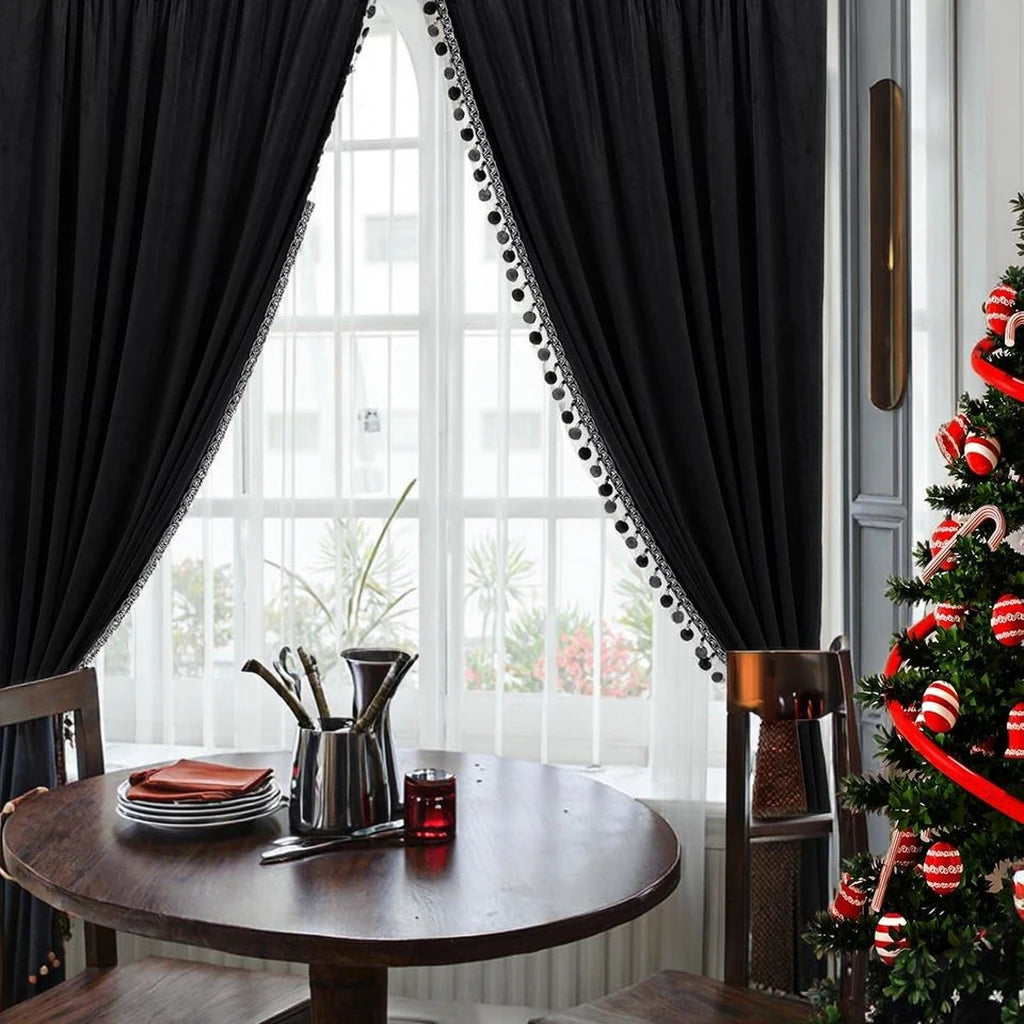 CE Certified Modern Luxury Blackout Curtains with UV Protection for Bedroom Living Room or Cafe