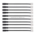 8mm 10mm DC Female Power Plug Quick Connector Wire With 2 Pins Solderless Connector for 5050 2835 Single Color LED Strip Light