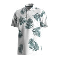Fashion Quick Dry Short Sleeve Flower T Shirts Beach Wear Couples Hawaiian Shirt White