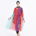 Hot Sell Muslim Beach Wear Burkini Long Sleeve Full Cover up Burkini Muslim Swimwear With Hijab +skirt+ Legging 4pcs Set