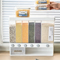 Storage Grain Cereal Organizer with PP Plastic Dispenser Container 10kg Household Food Storage