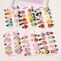 Set of 10 Soft Rubber Bobby Pins Cute Unicorn Princess & Fruit Hairpins for Kids Infant Hair Accessories