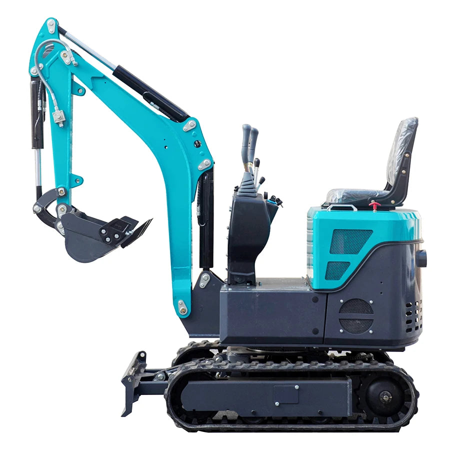 Hydraulic Mini Excavators  Crawler Digger  Kubota Engine Small Bagger Ce Epa 1 Ton Mini Excavator Motor Pump With Attachment